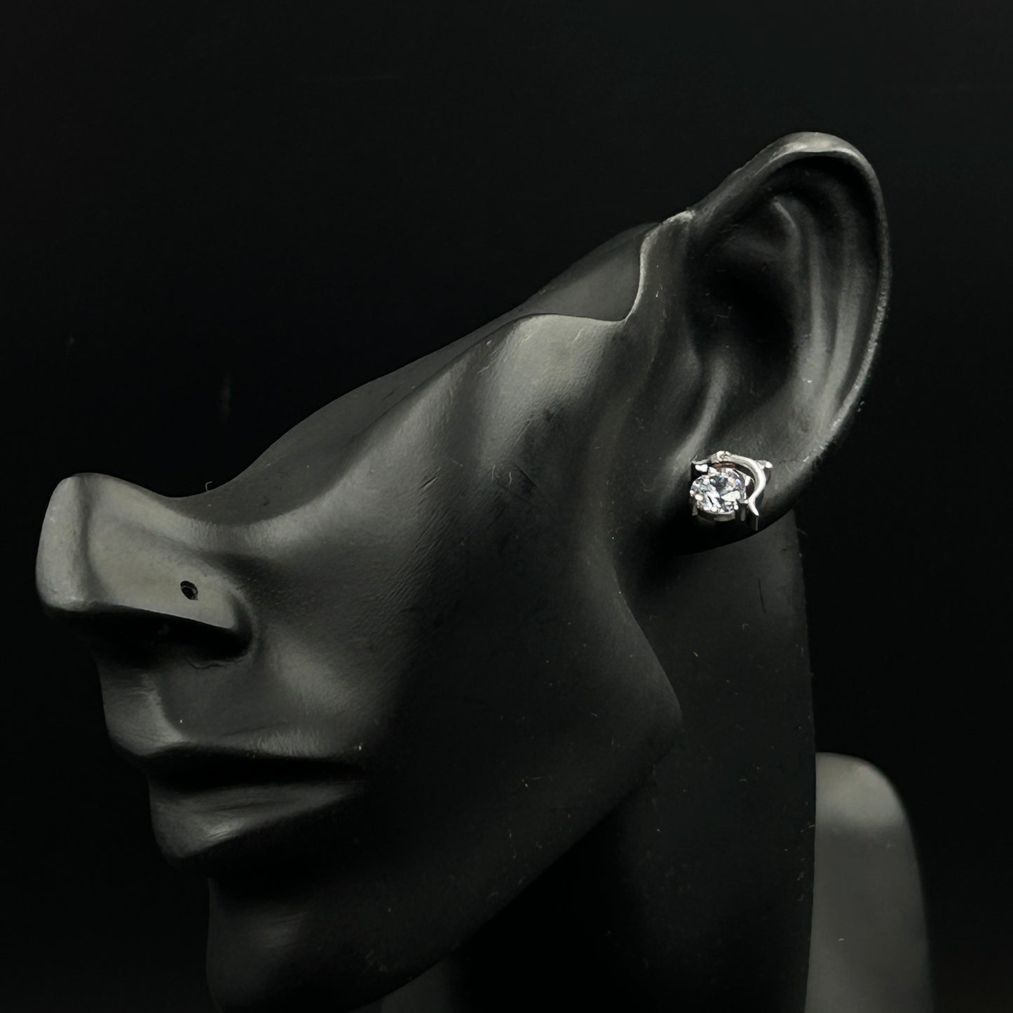 Diamond Dolphin Earring