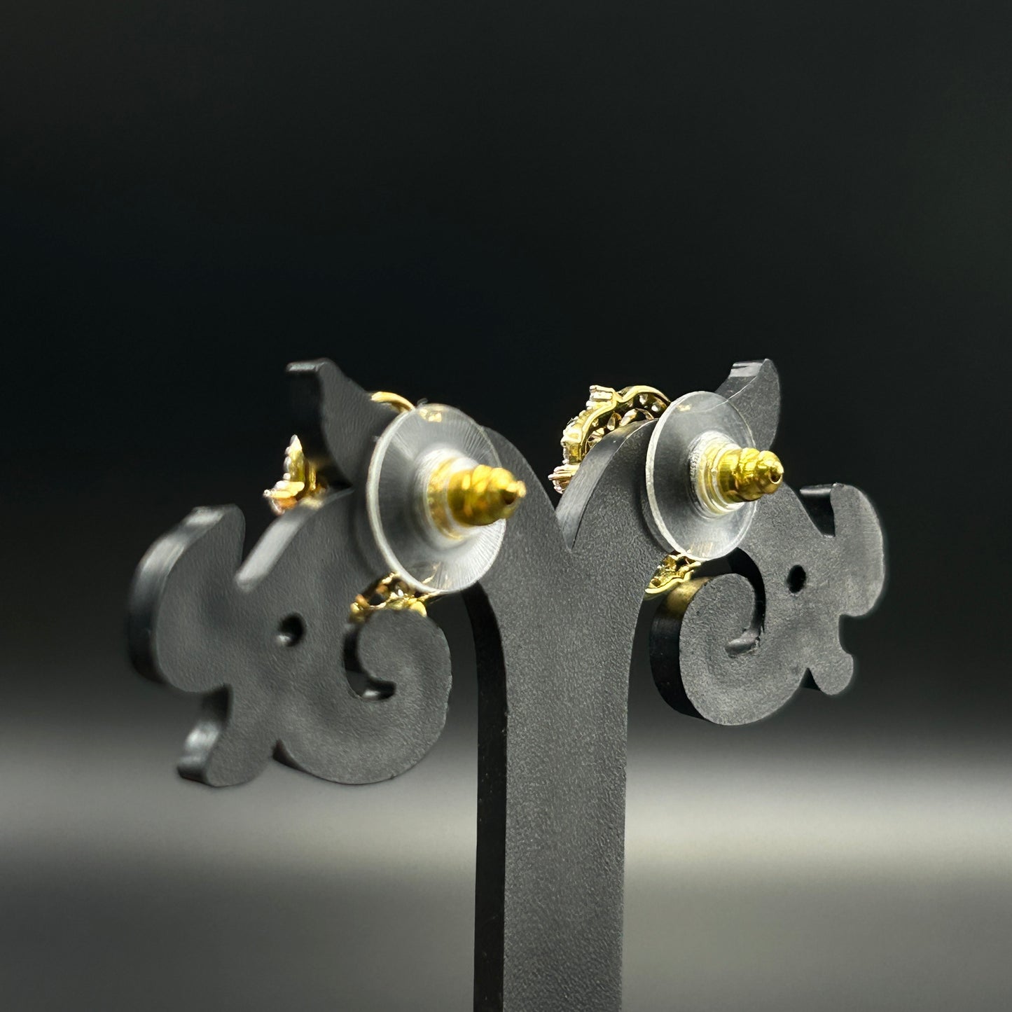 Pure Silver Diamond Earring