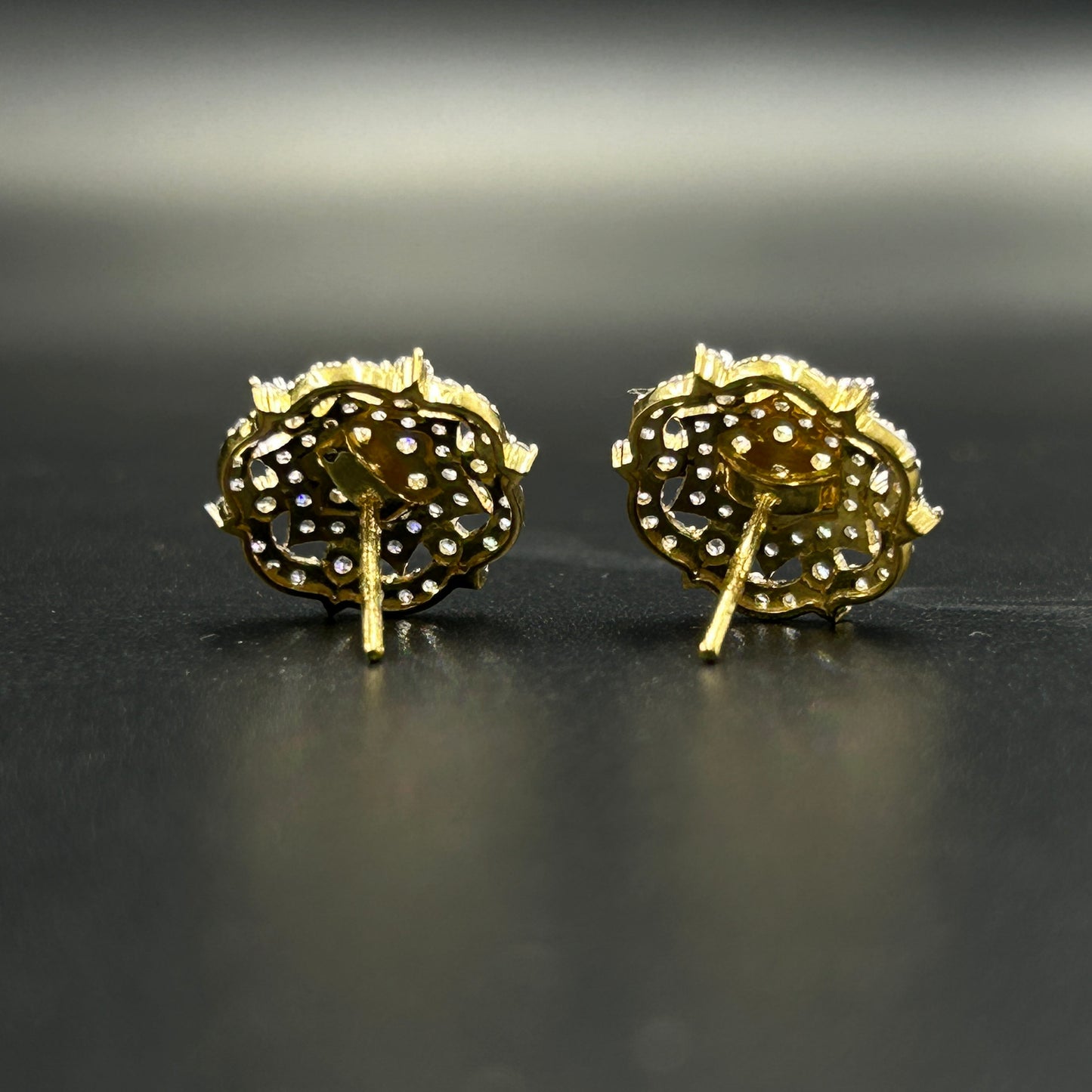 Pure Silver Diamond Earring