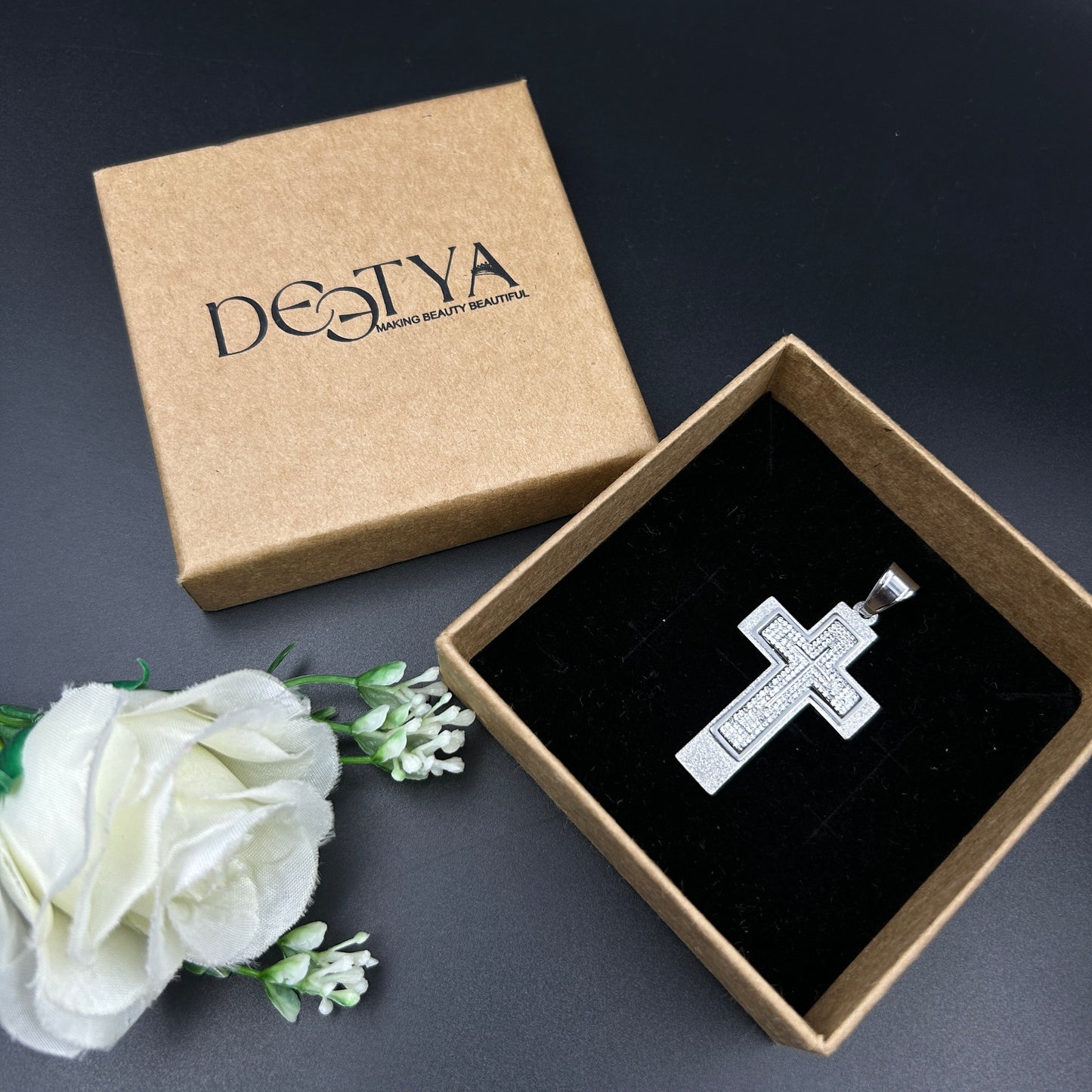 Men’s Stainless steel jesus Cross Pendant