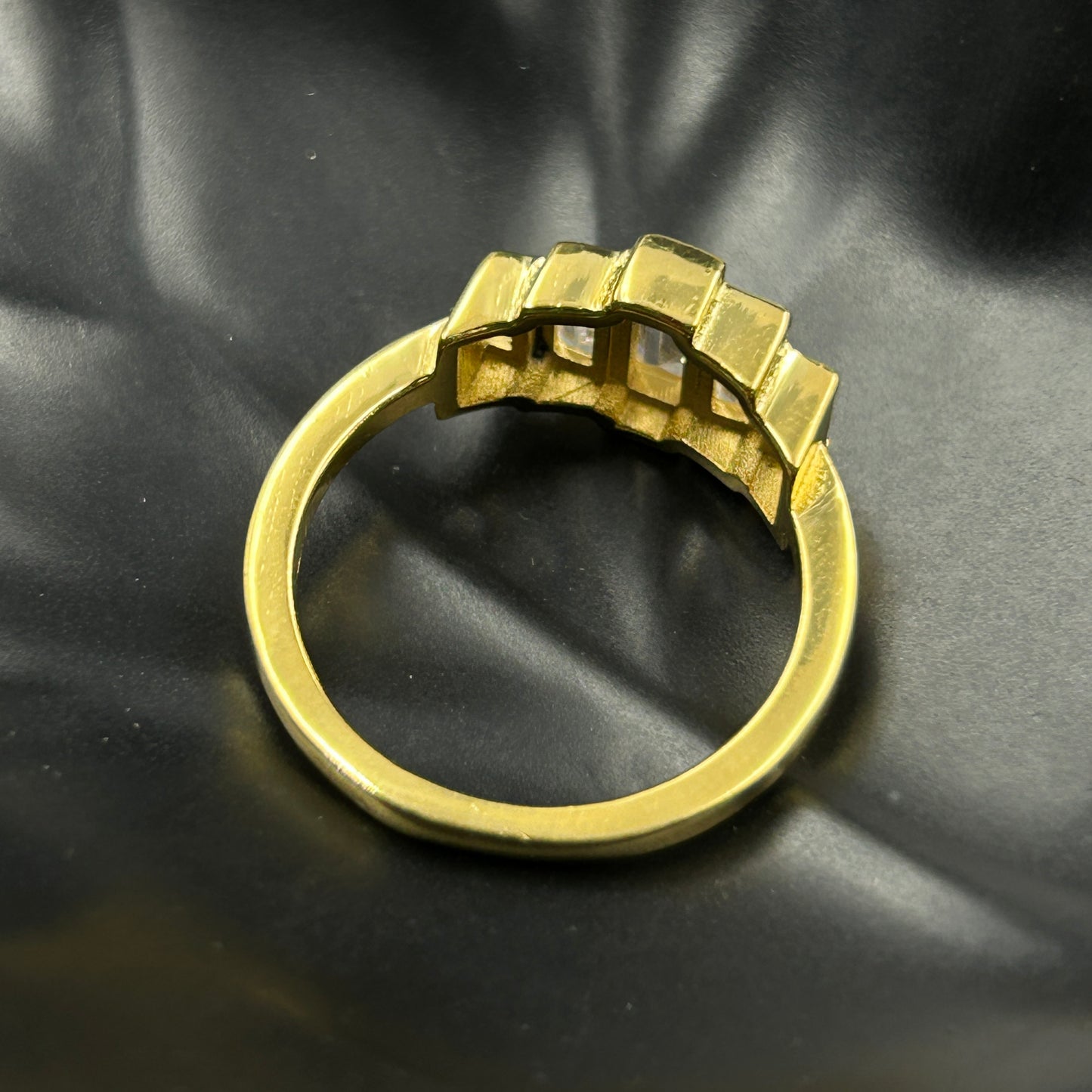 Women's Silver Baguette ring