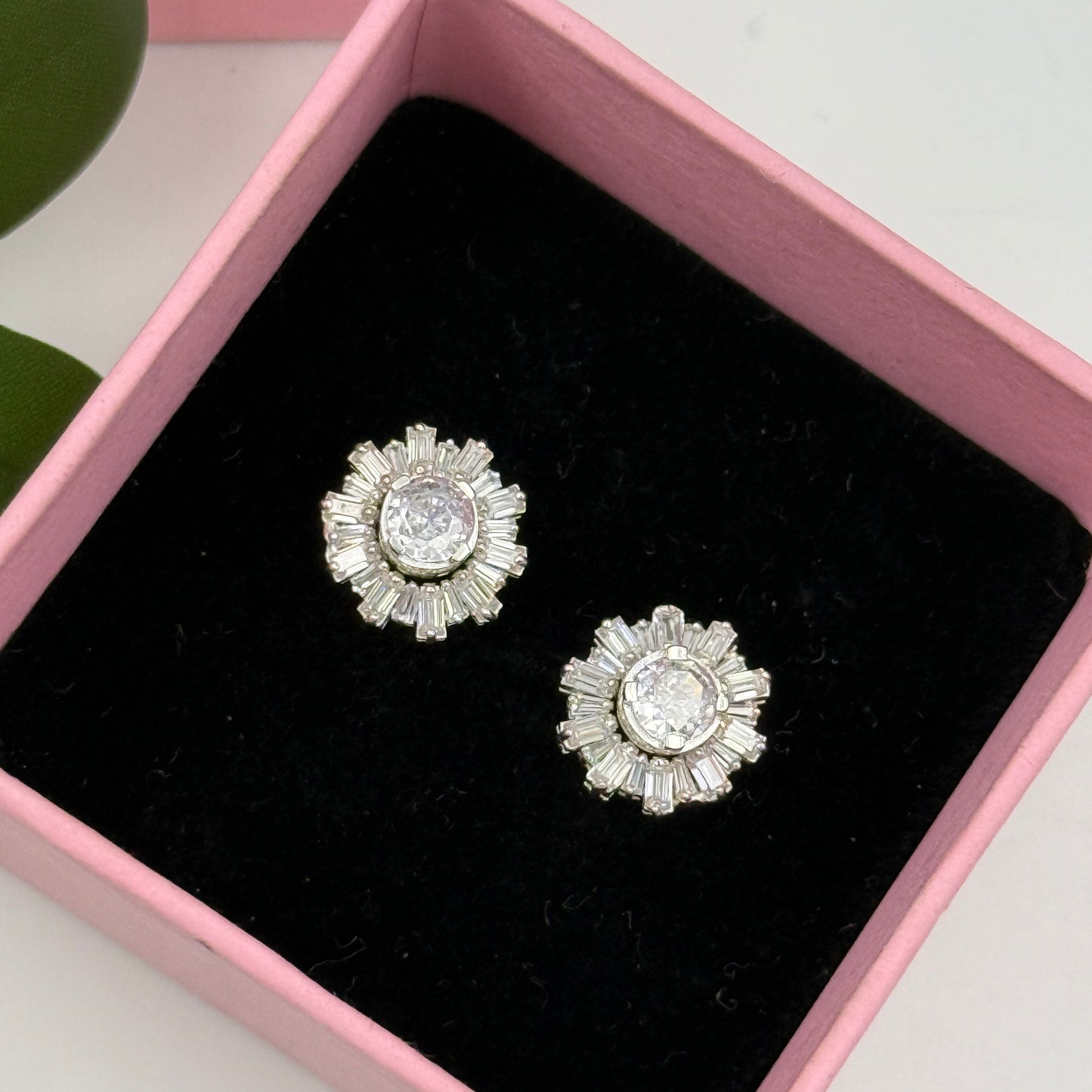 Pure Silver 2 in 1 Earrings - Stud Earrings, Flower Earrings for Women