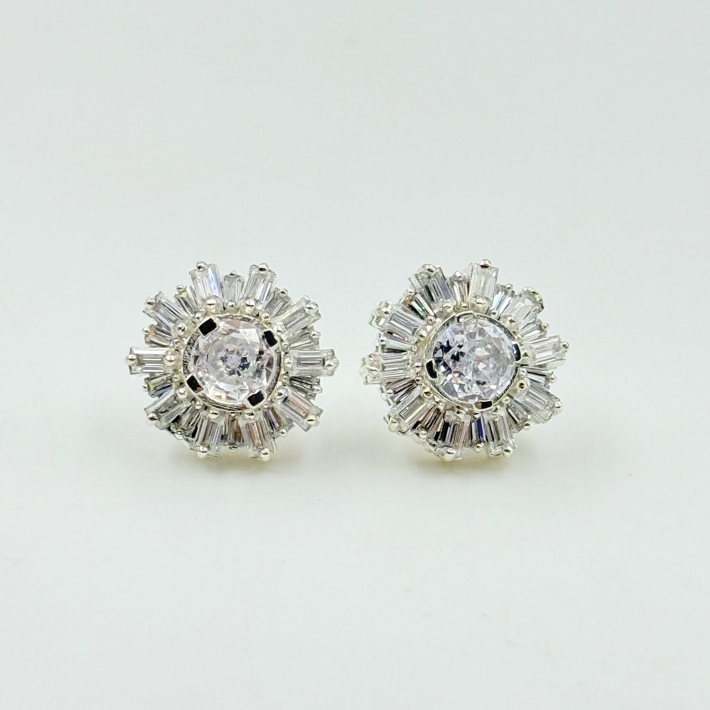 Pure Silver 2 in 1 Earrings - Stud Earrings, Flower Earrings for Women