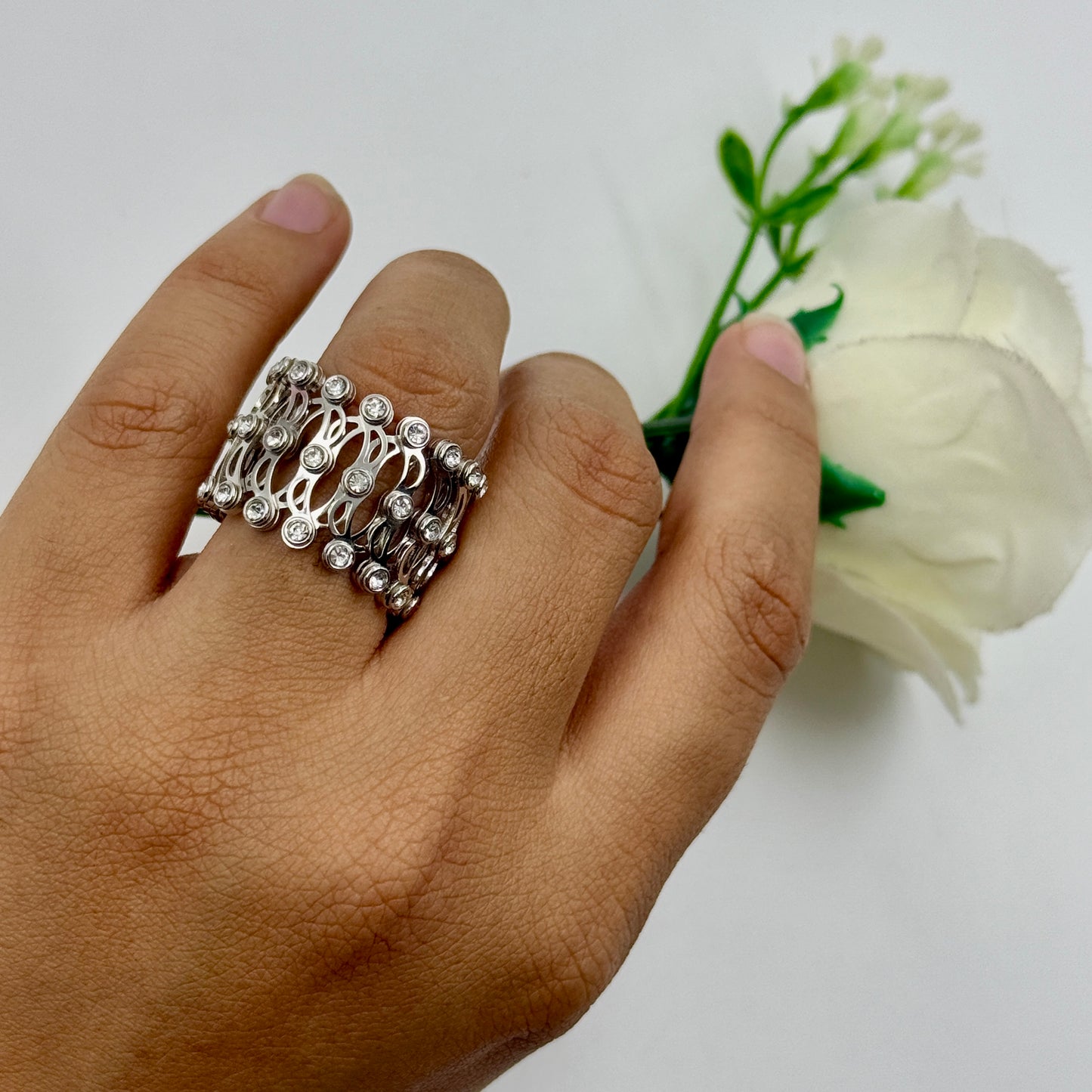 925 Silver Convertible Ring/Bracelets