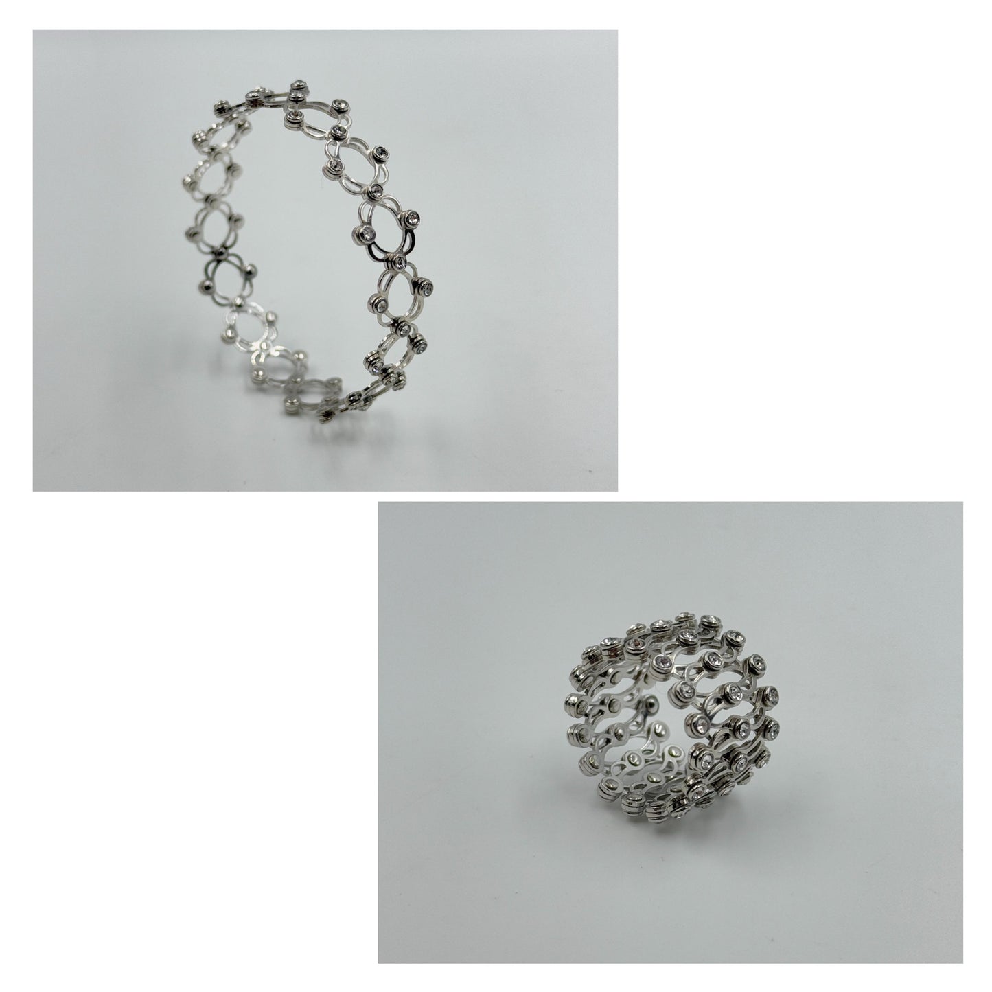 925 Silver Convertible Ring/Bracelets