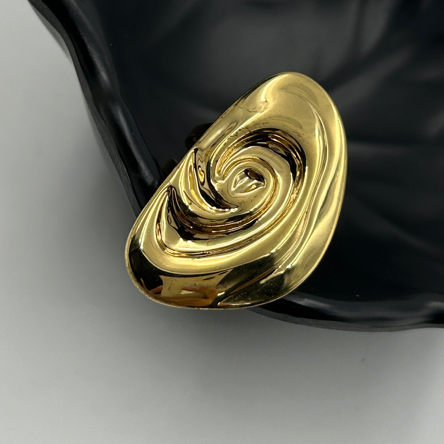 18k Yellow Gold Plated Cocktail Ring