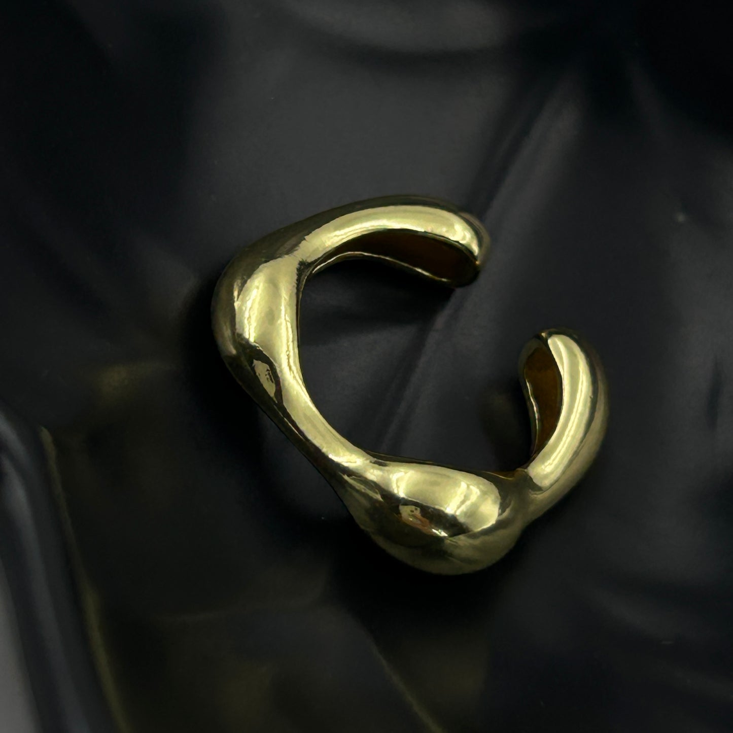 Women's Ring 18k Yellow Gold Plated Square Ring