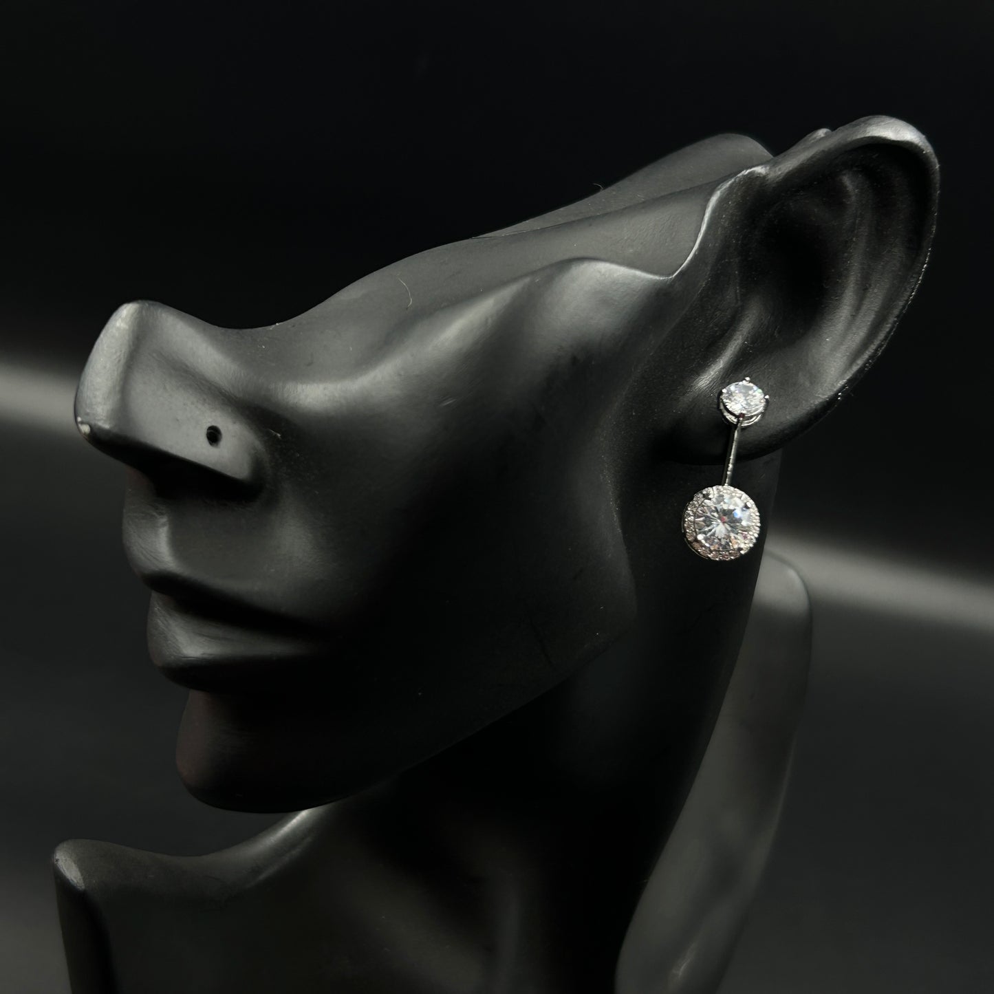 Two in One Earring 18k Gold Plated