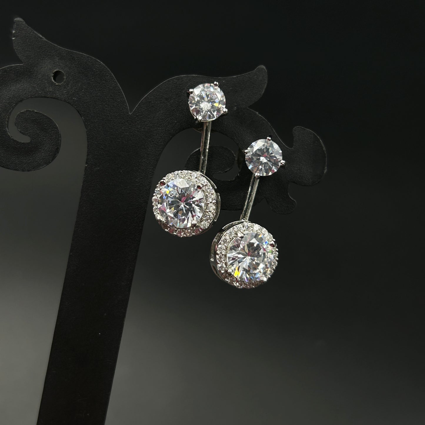 Two in One Earring 18k Gold Plated