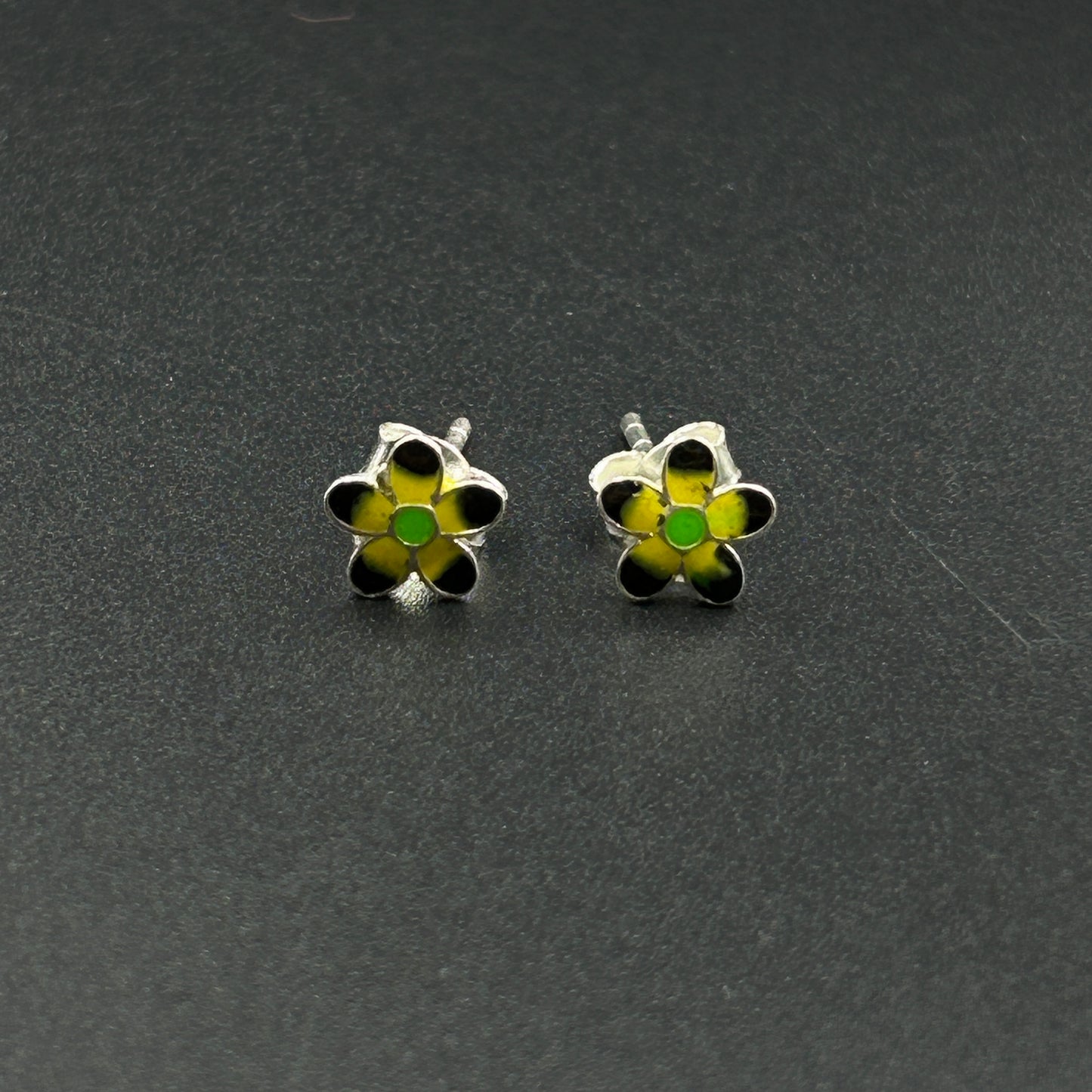 Flower Silver Earring - Kids Earring