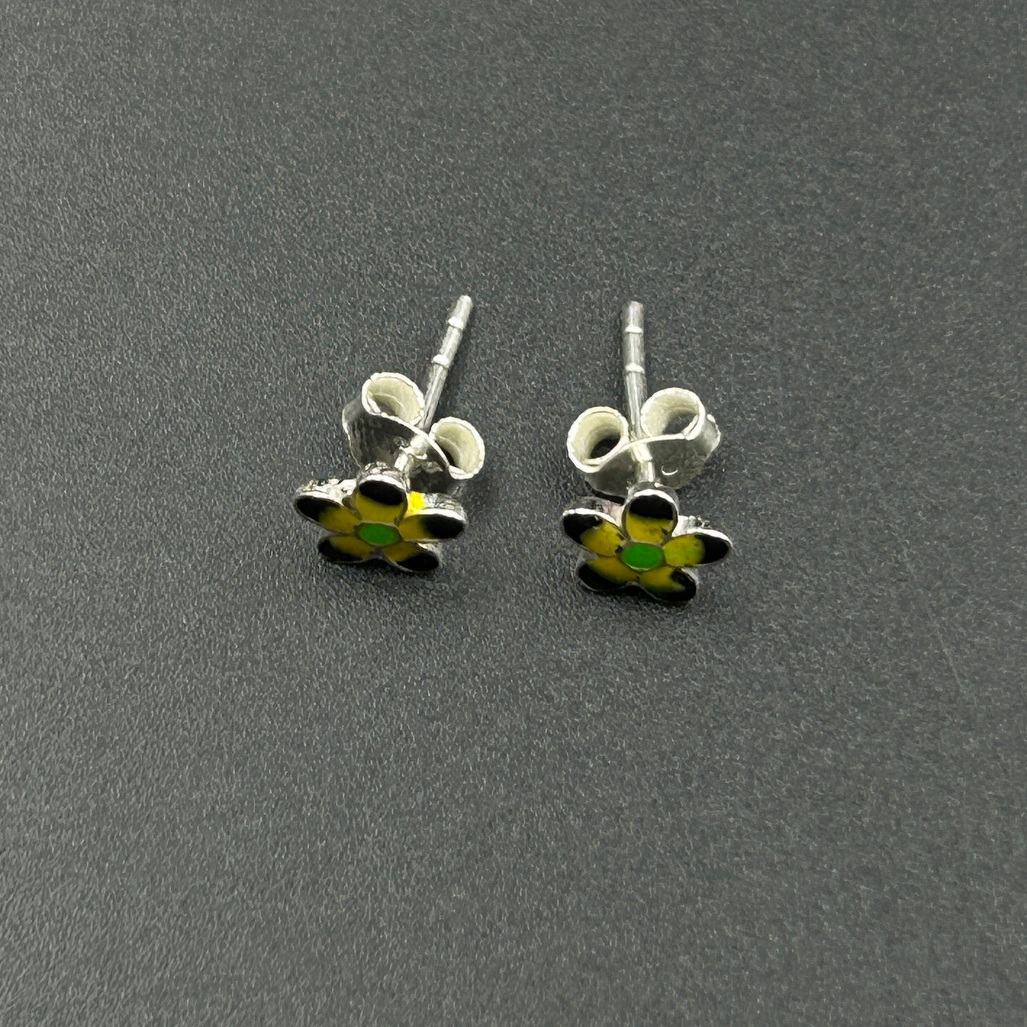 Flower Silver Earring - Kids Earring