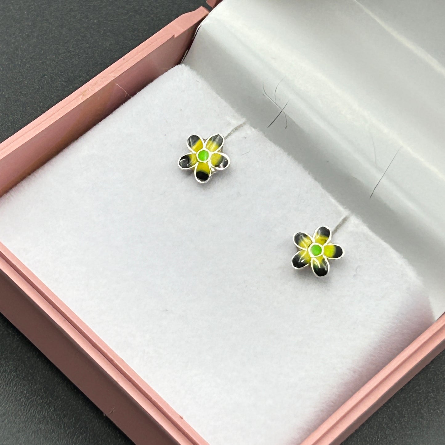 Flower Silver Earring - Kids Earring
