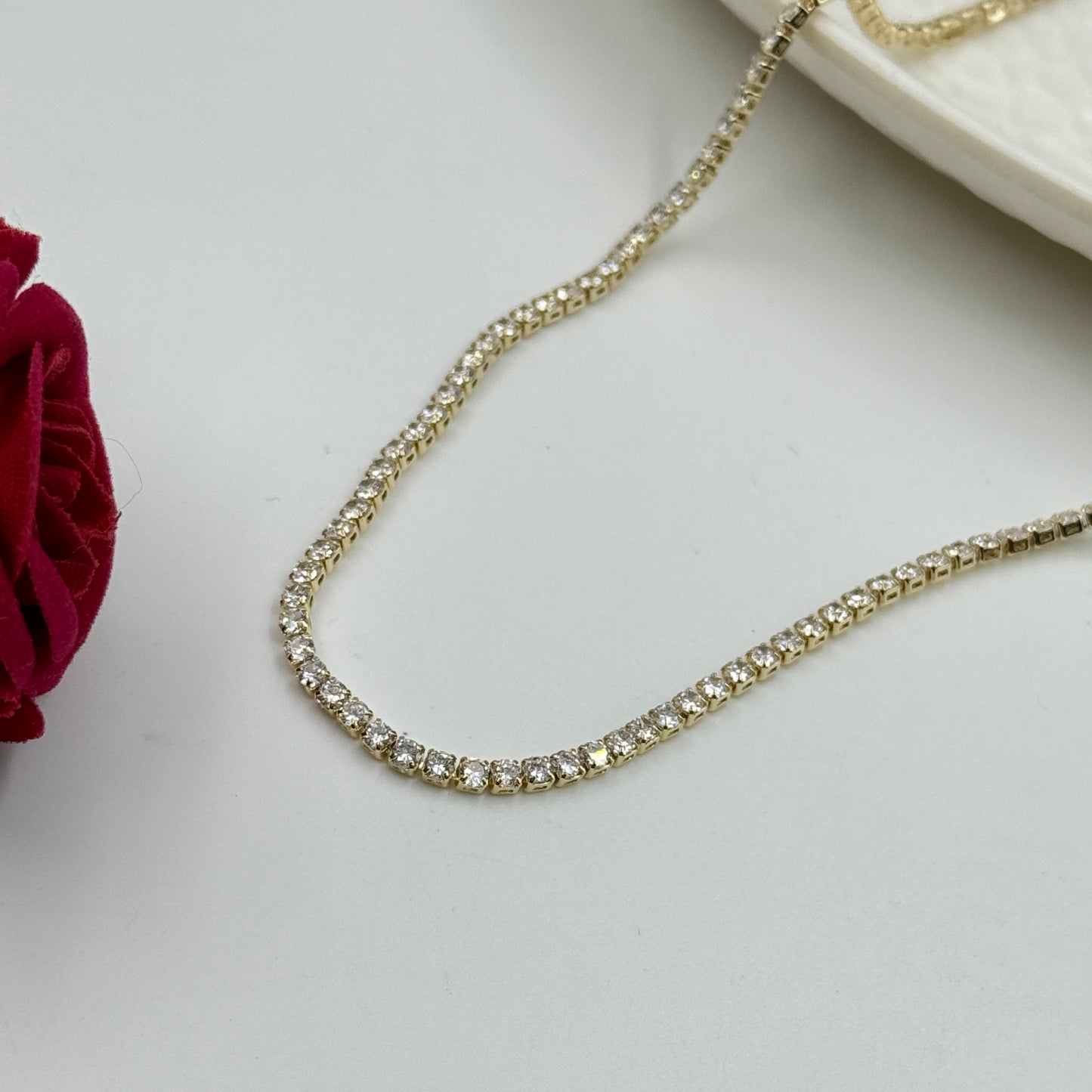 Minimal Diamond Necklace For Women