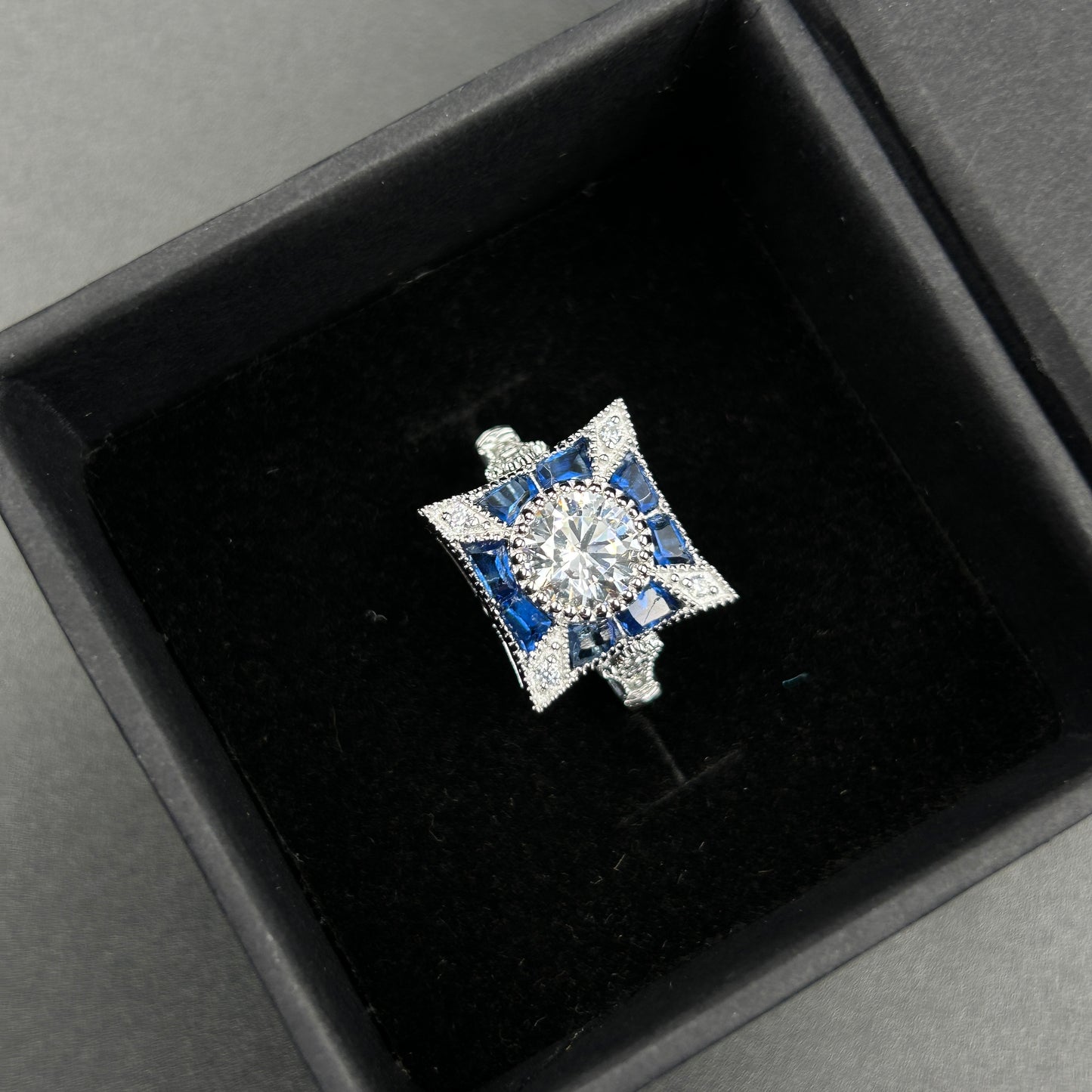 Blue Sapphire Women's Ring