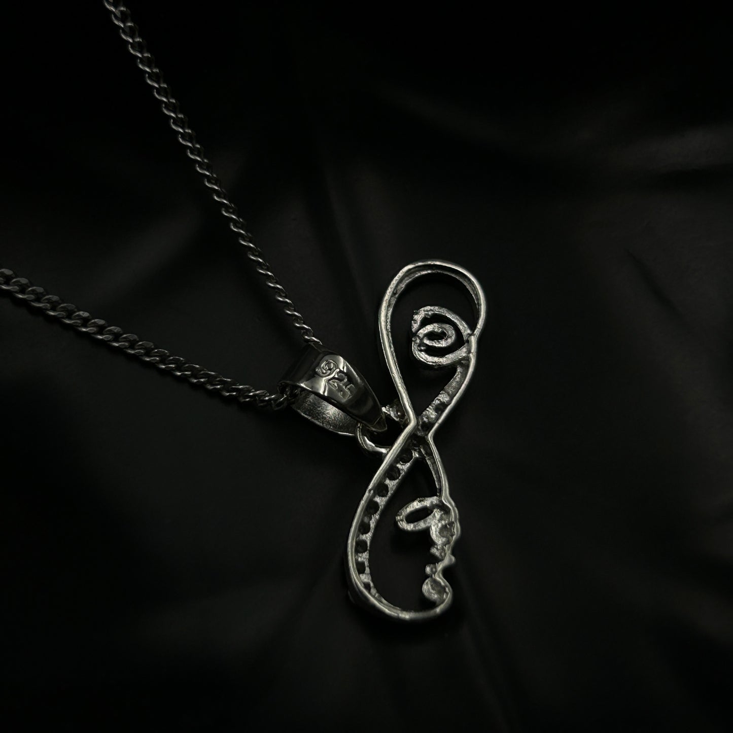 Women's Silver Infinity LOVE Pendant (7)