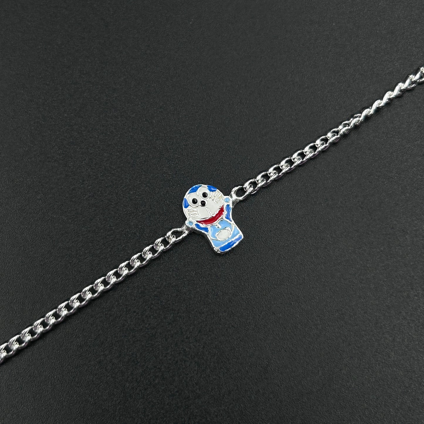 Silver Cartoon Bracelet for Kids 5.5"