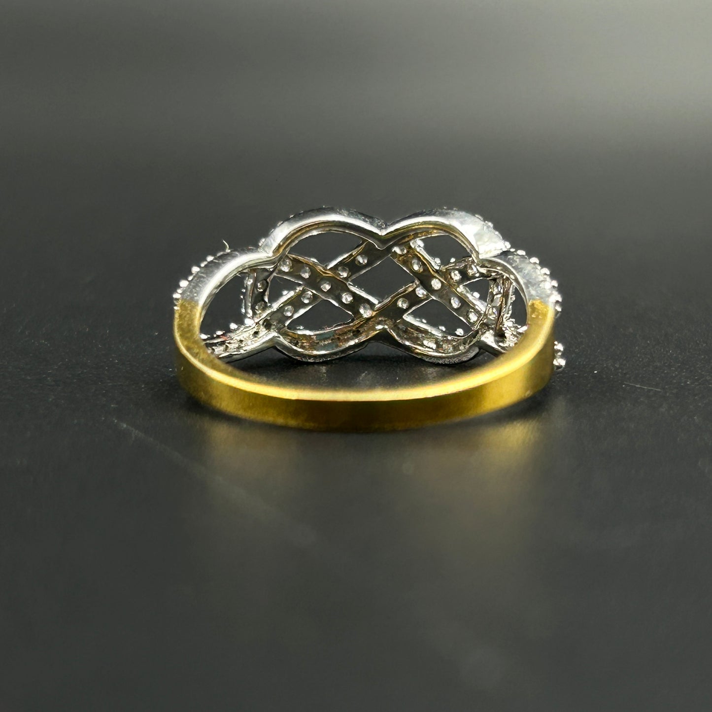 Criss Cross Diamond Ring