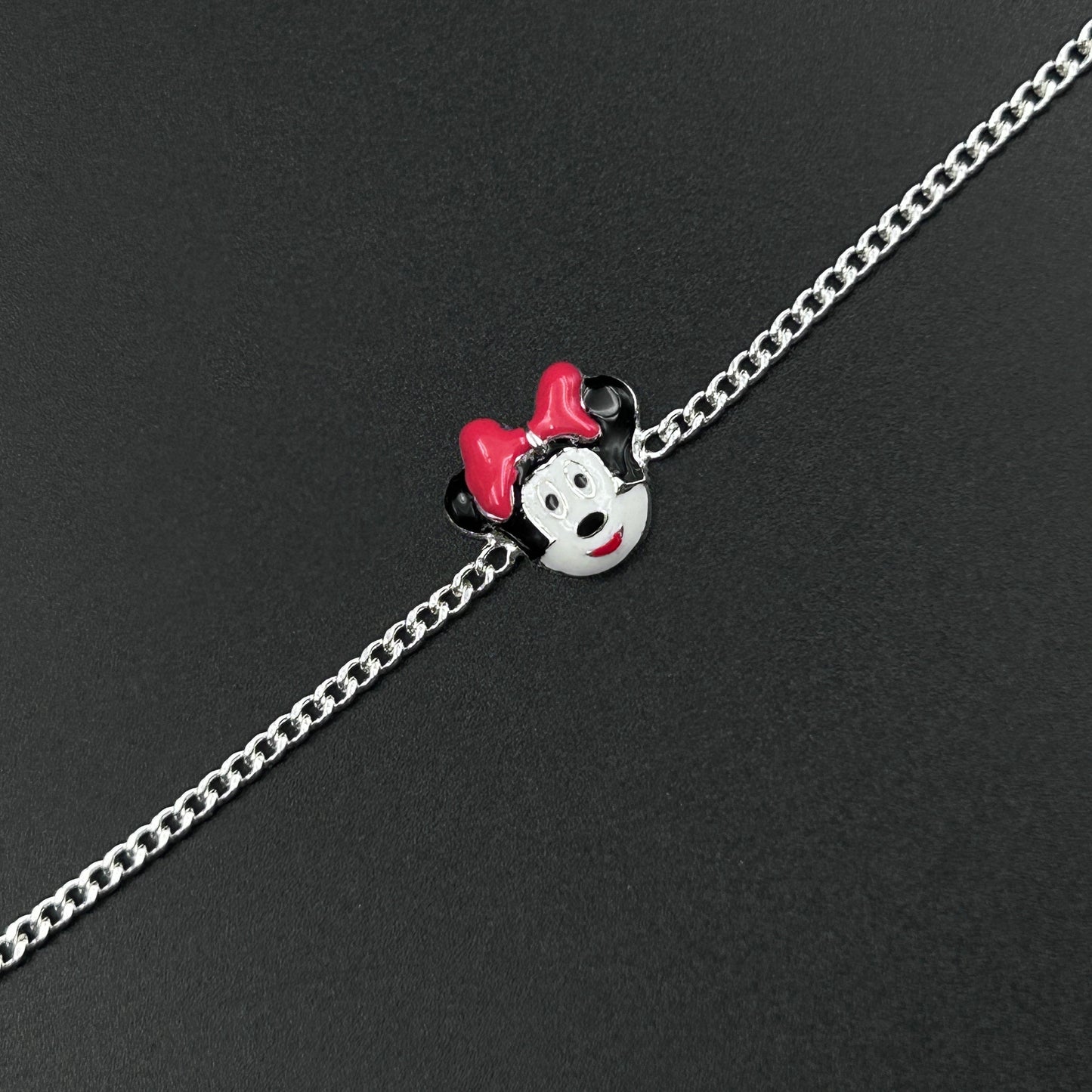 Pure Silver Cartoon Rakhi for Kids 5.5"