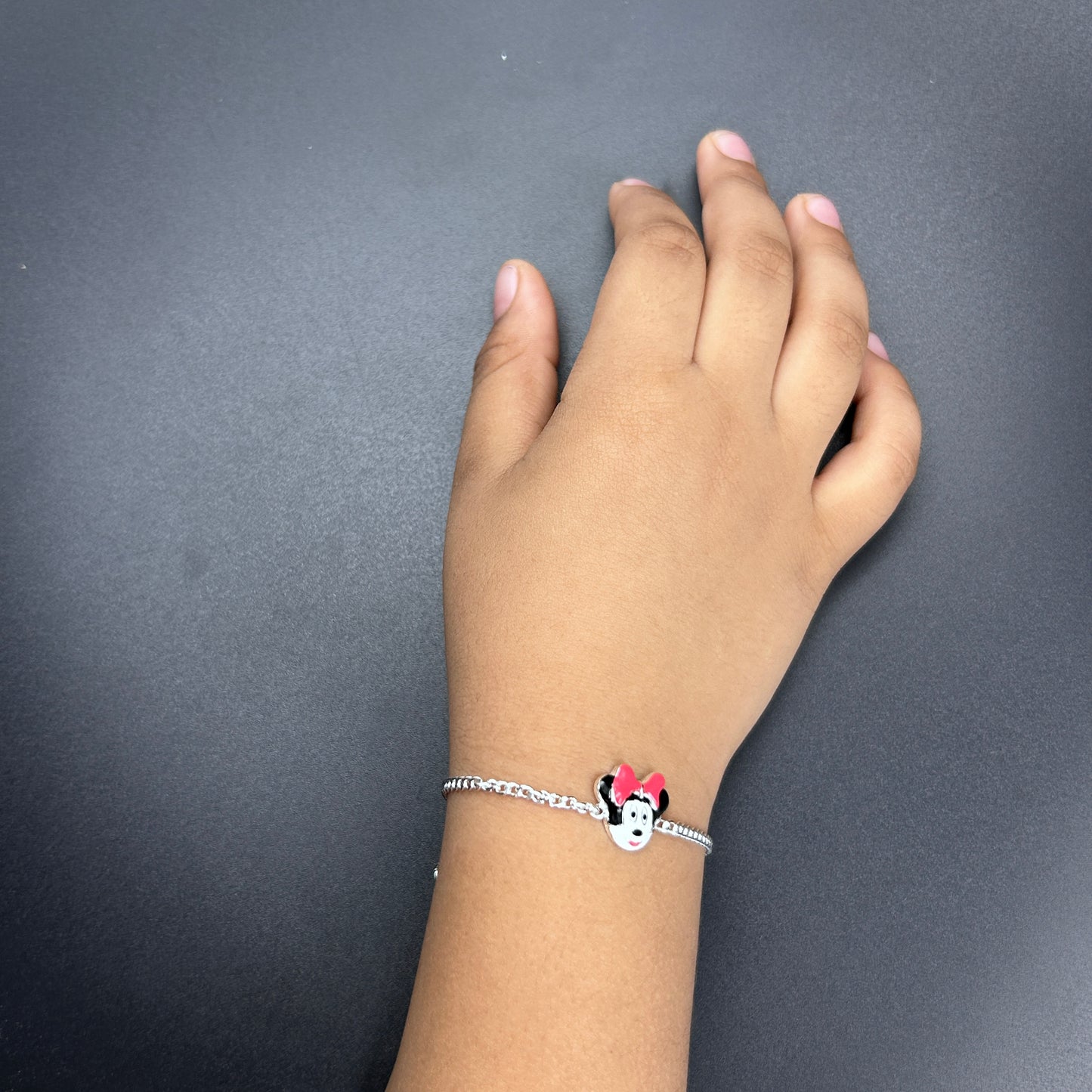 Pure Silver Cartoon Rakhi for Kids 5.5"