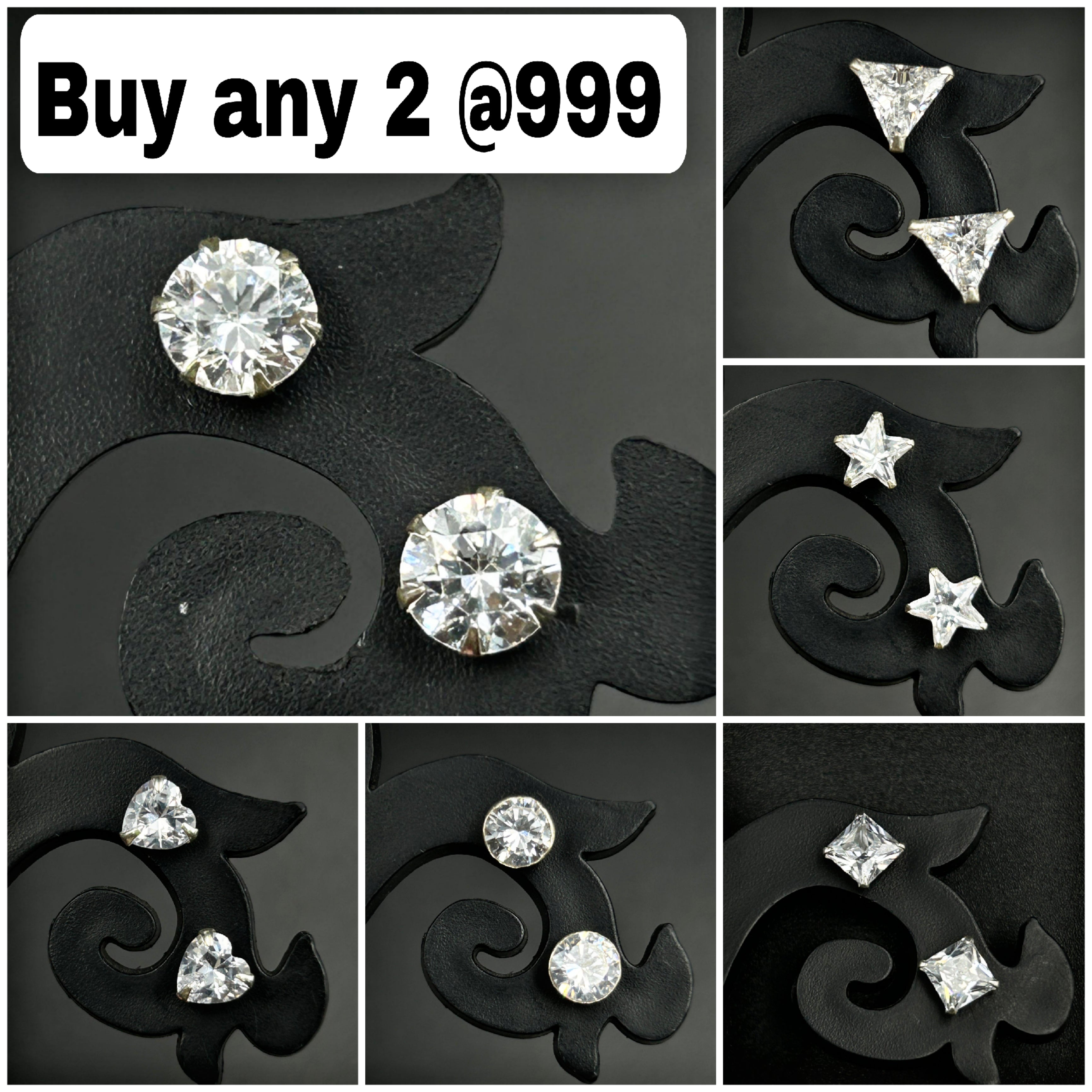 Wholesale Lot 12 Pairs Multicolor Jade Round Earrings 10mm - 925 Silver Studs, Nickel-Free