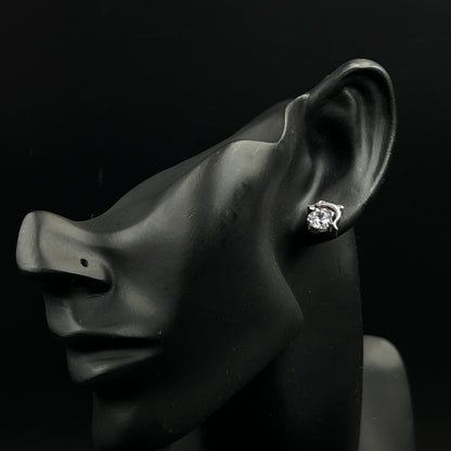 Diamond Dolphin Earring