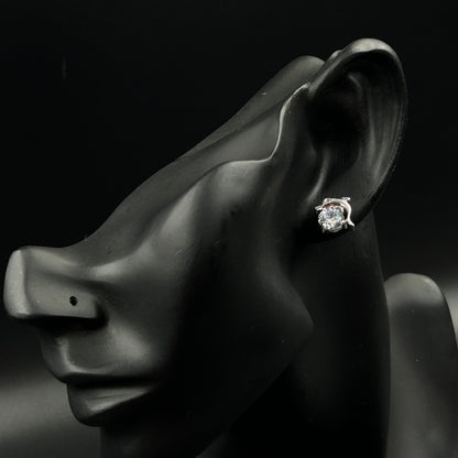 Diamond Dolphin Earring