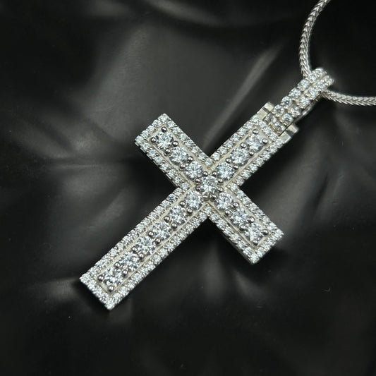 CROSS Pendant - Diamond Jesus Pendant