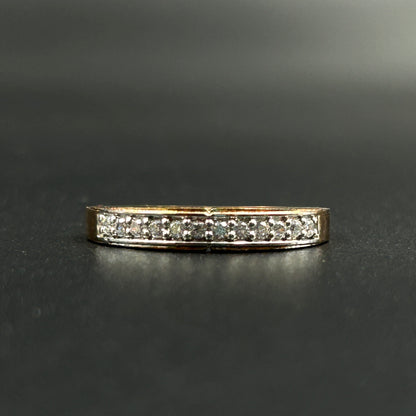 Rose Gold Diamond Band Ring