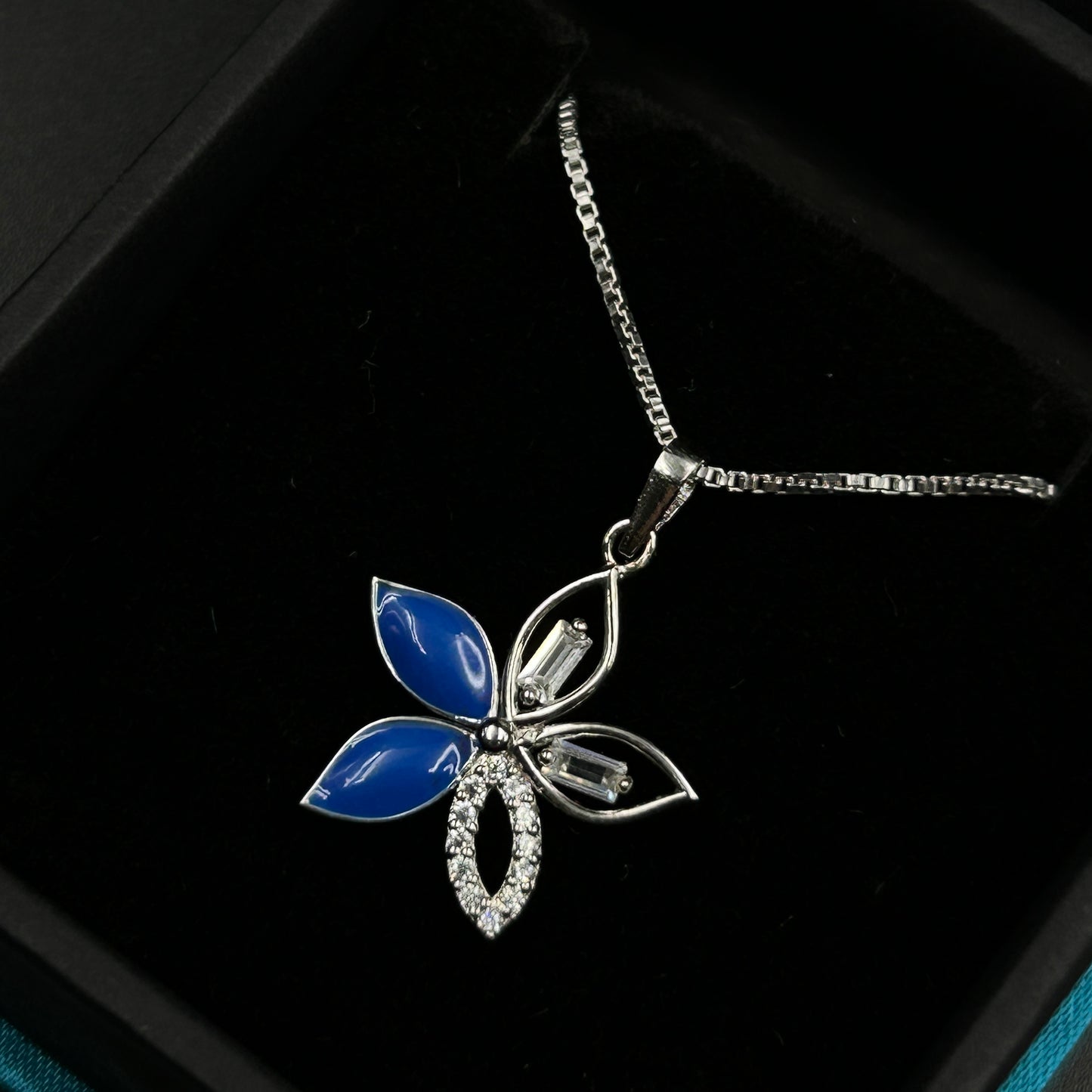 Blue Flower Pendant