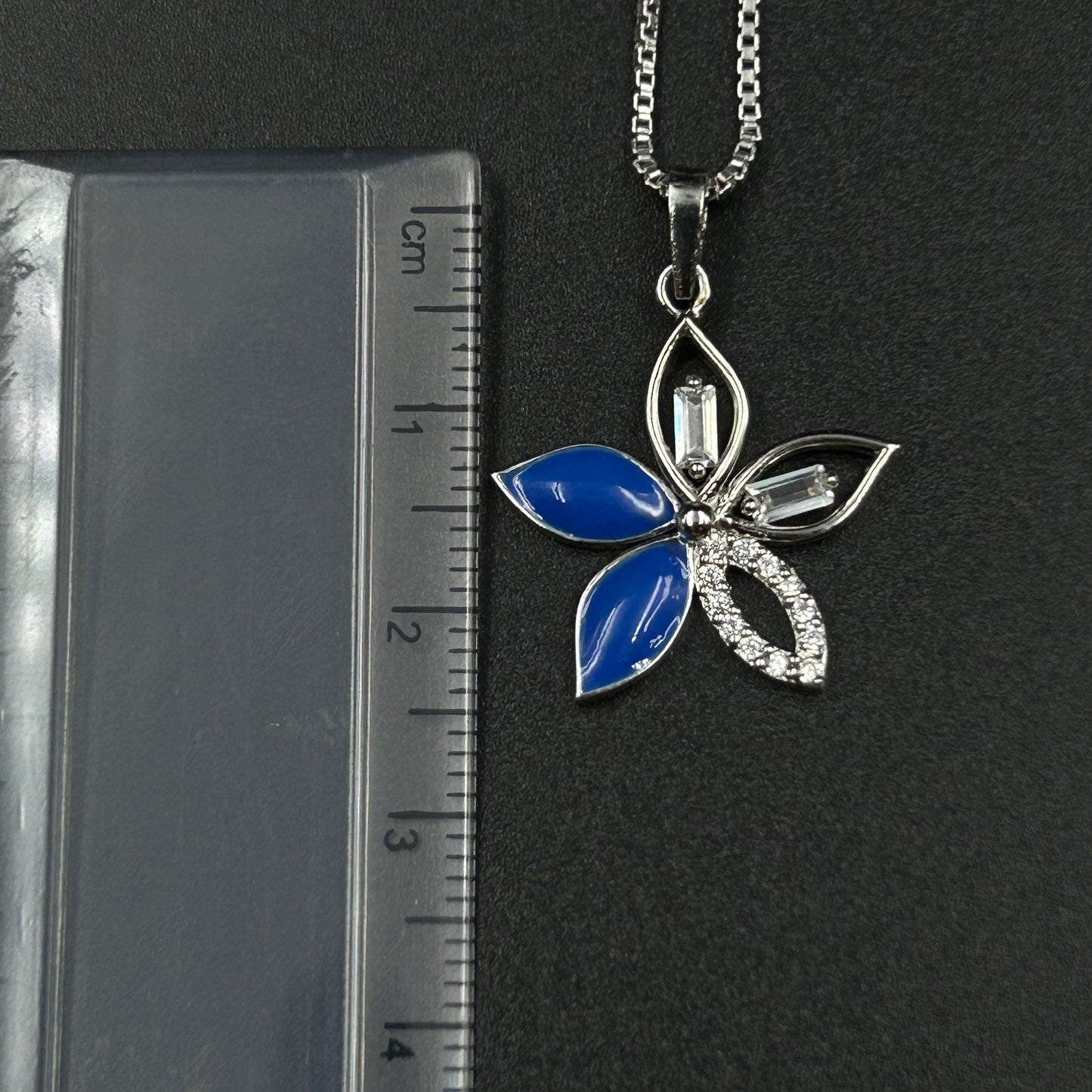 Blue Flower Pendant