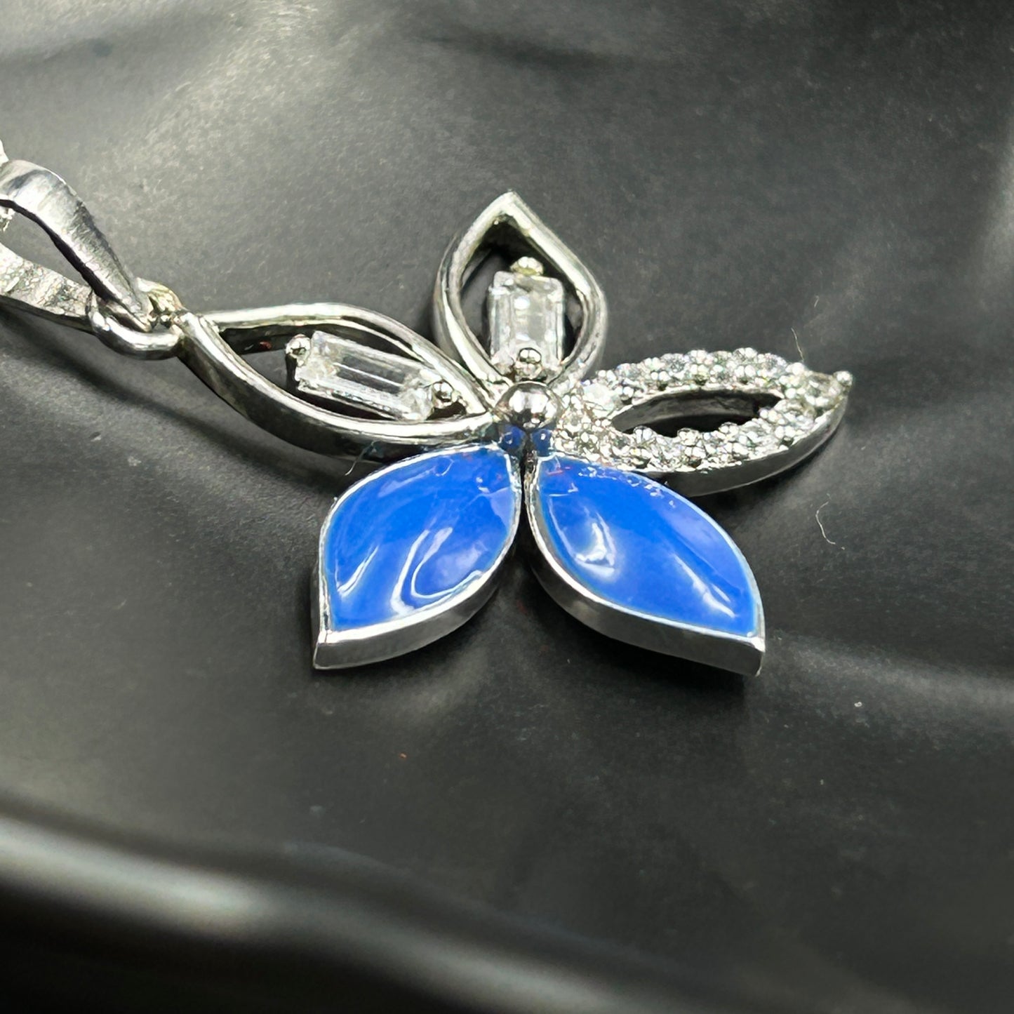 Blue Flower Pendant