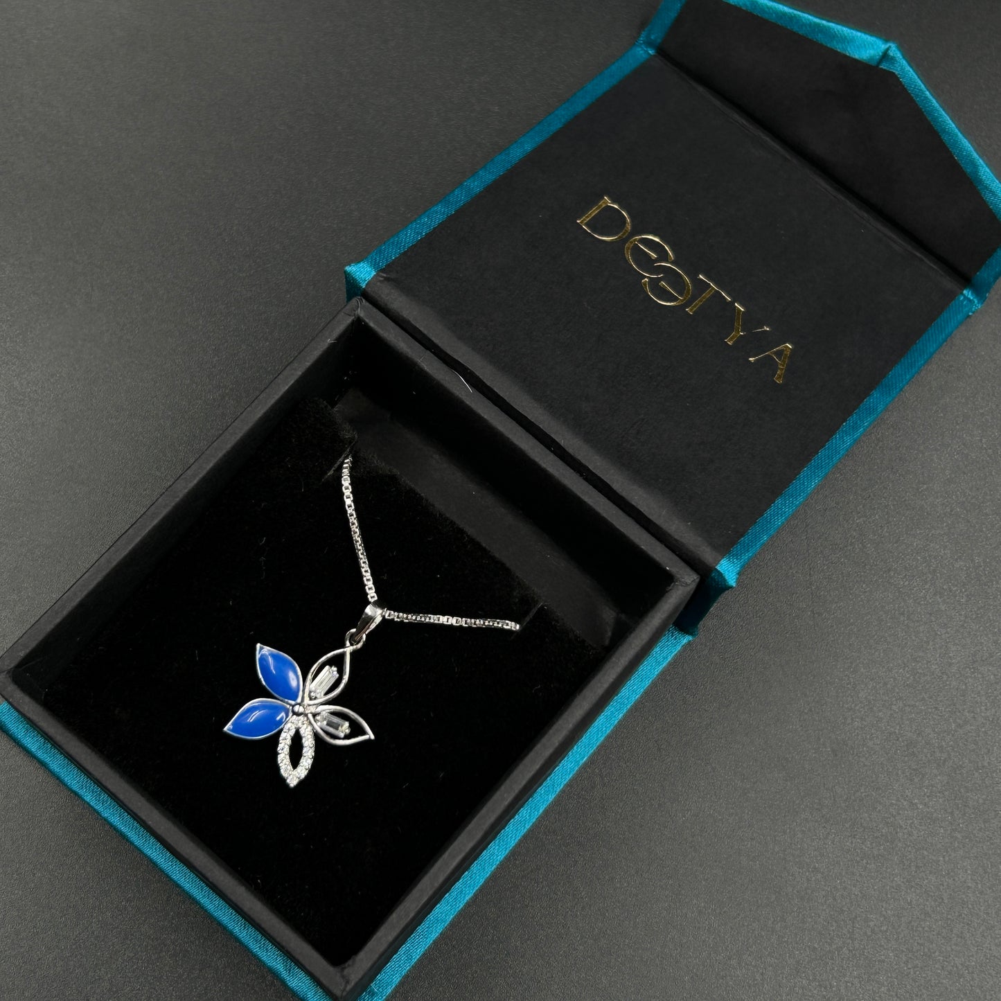 Blue Flower Pendant