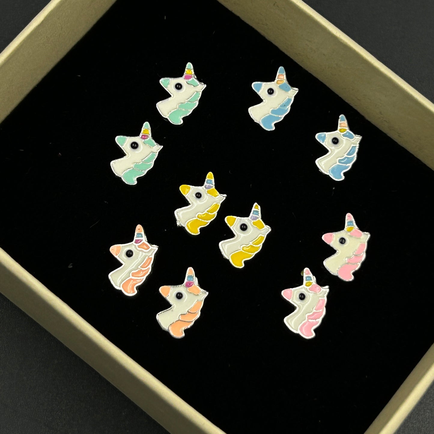 Unicorn Kids Earring - 925 Silver Stud Earrings