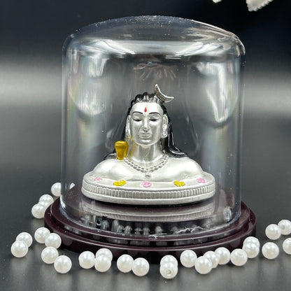 Adiyogi Shivji 999 Pure Silver Murti