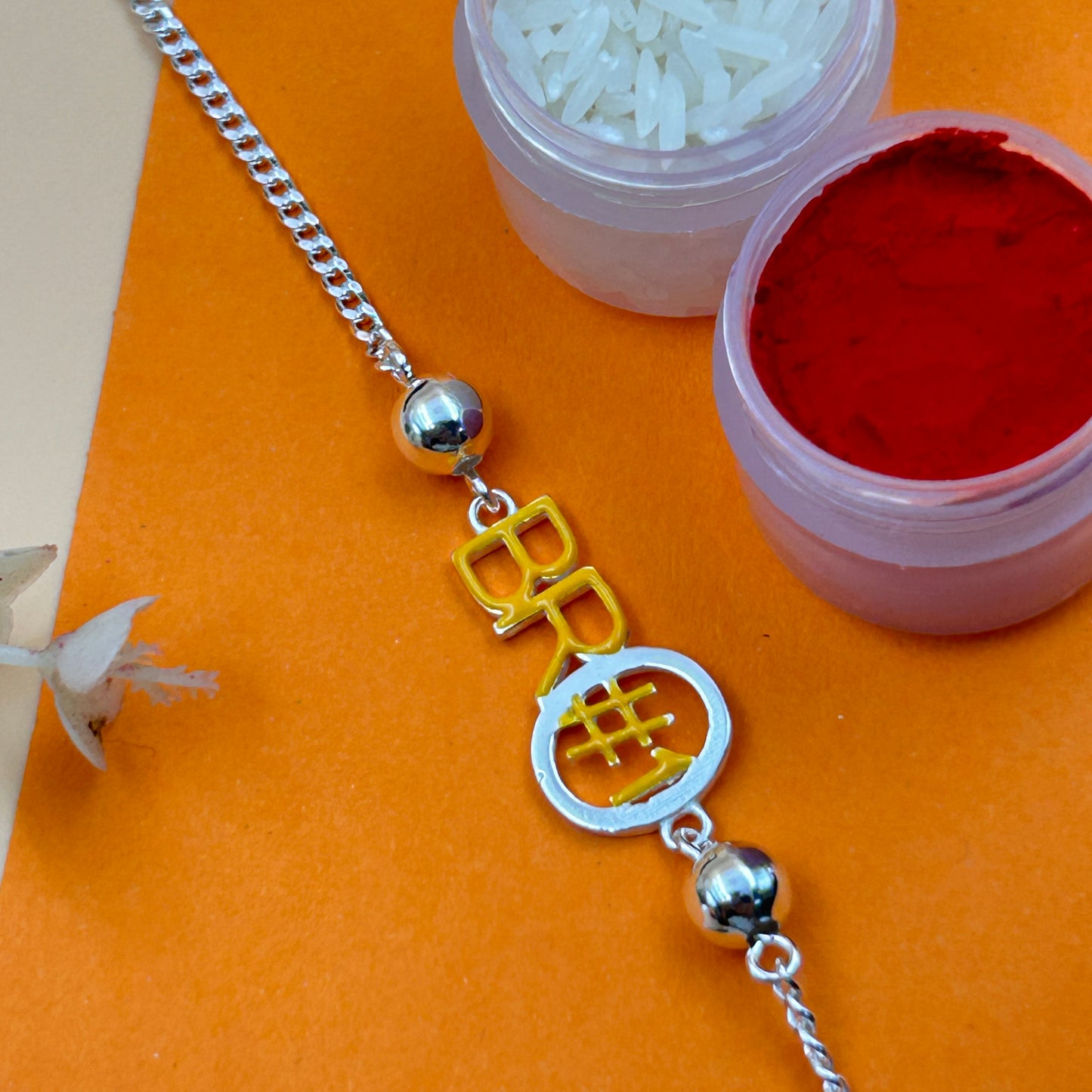 BRO #1 Rakhi - Silver Rakhi