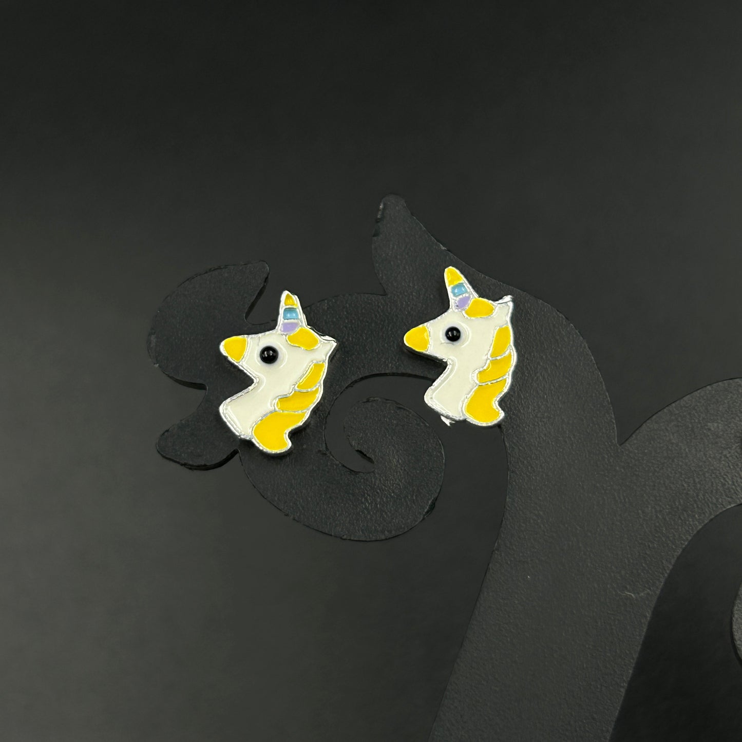 Unicorn Kids Earring - 925 Silver Stud Earrings