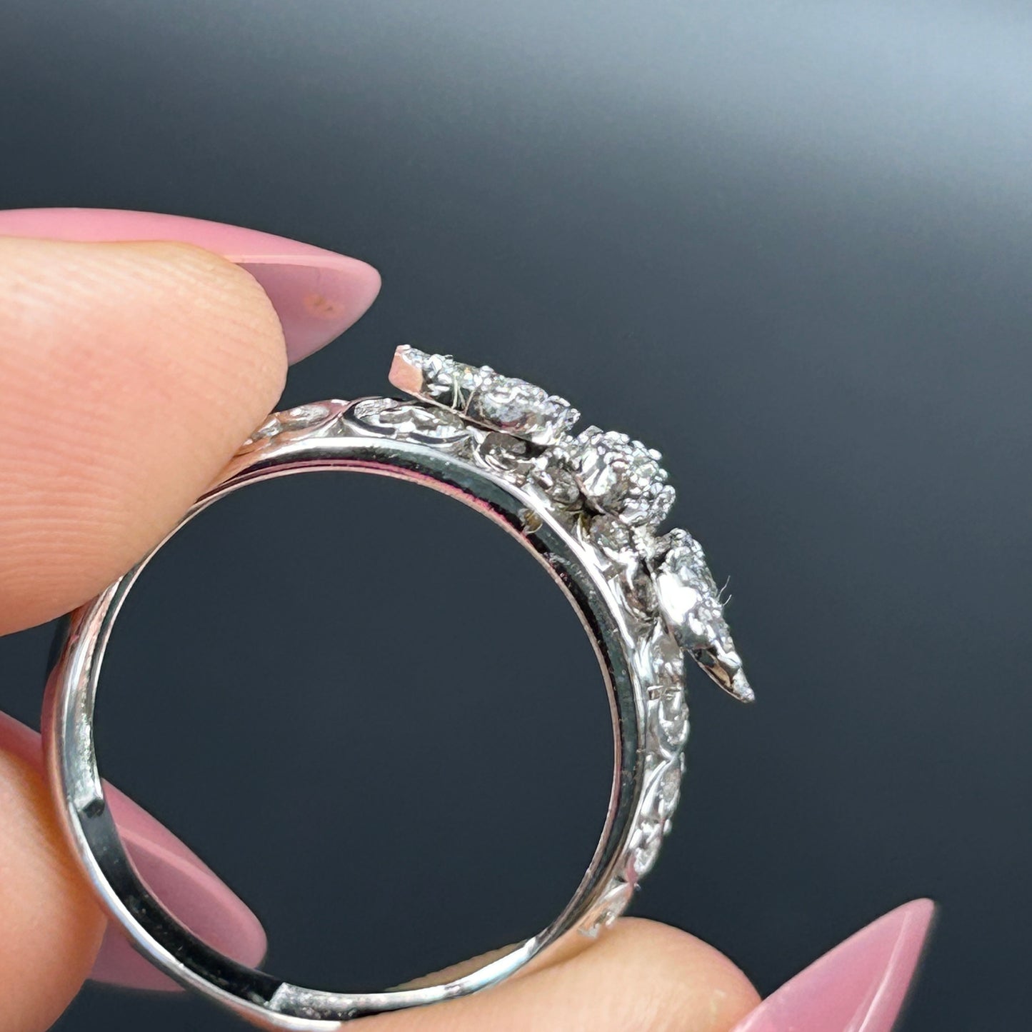 White Gold Women's Ring