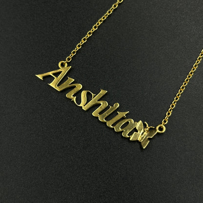 Pure Silver Name Necklace