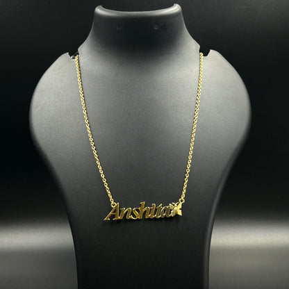 Pure Silver Name Necklace