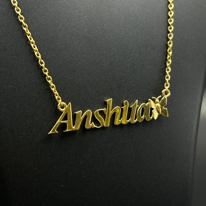 Pure Silver Name Necklace