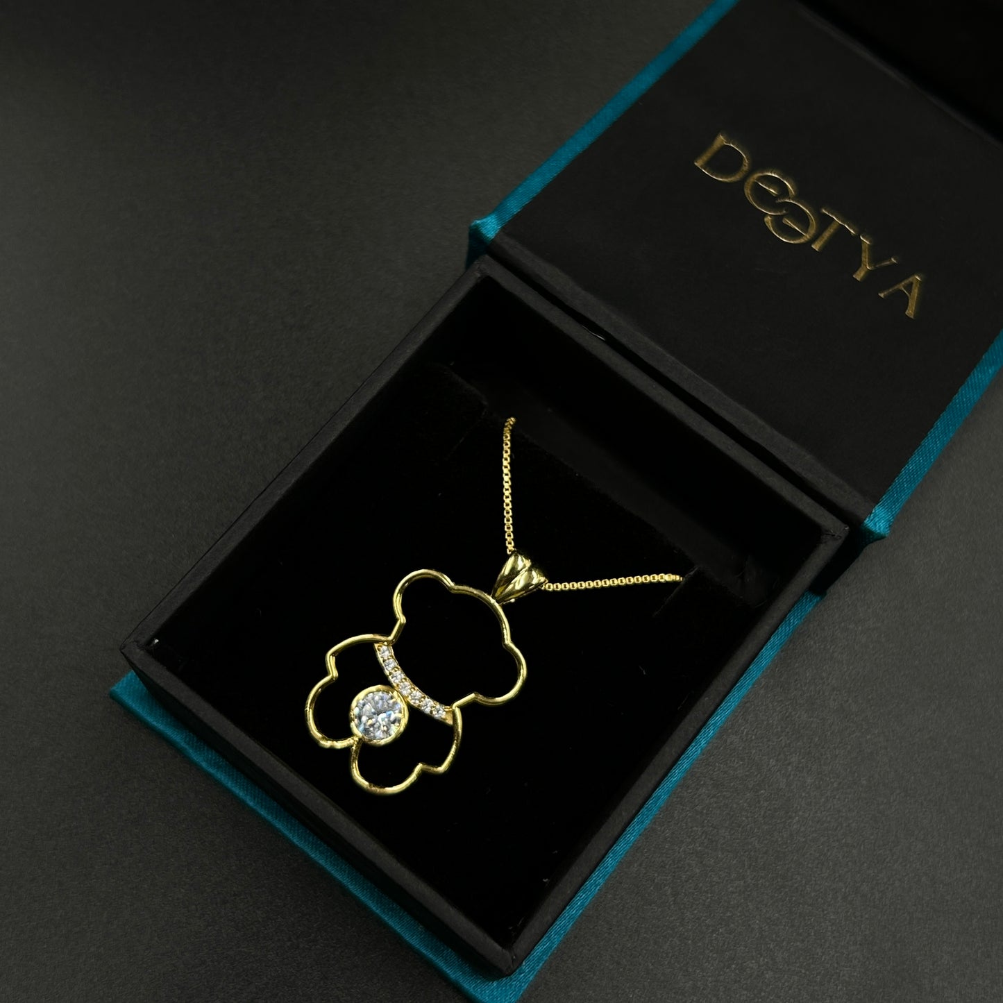 Yellow Gold Teddy Necklace