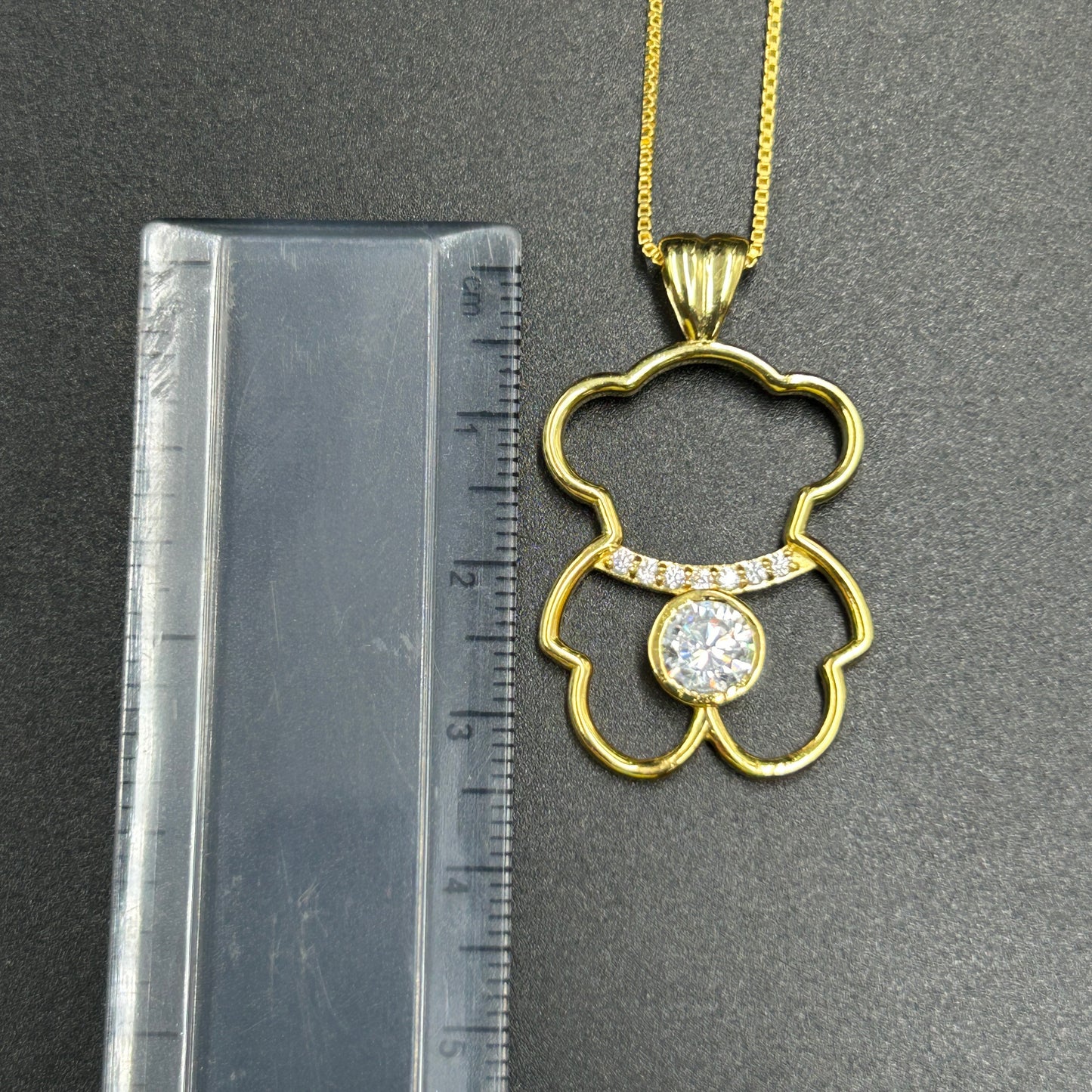 Yellow Gold Teddy Necklace