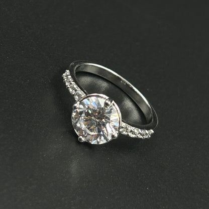 Bezel White Gold Ring