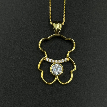 Yellow Gold Teddy Necklace
