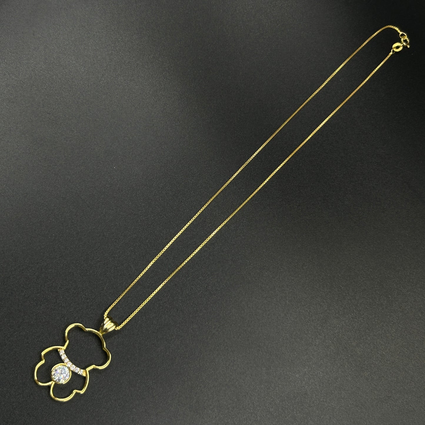 Yellow Gold Teddy Necklace