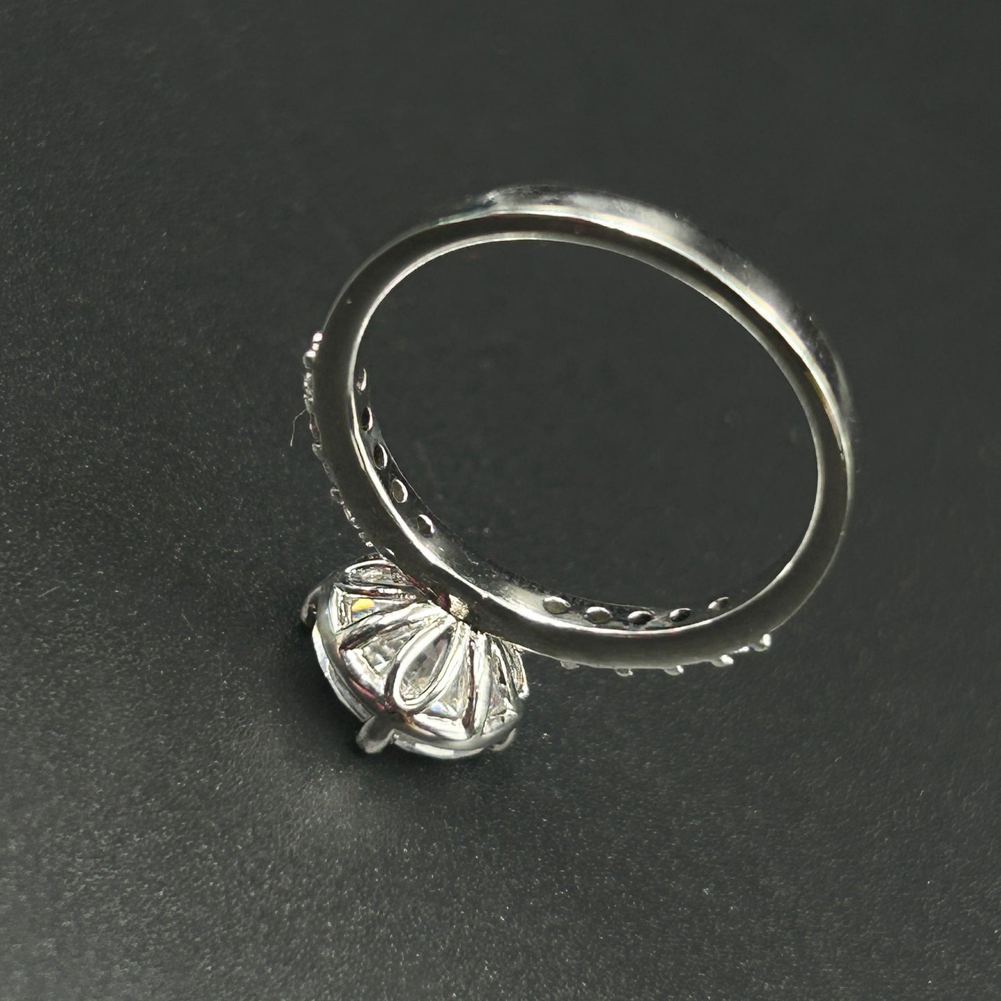 Bezel White Gold Ring