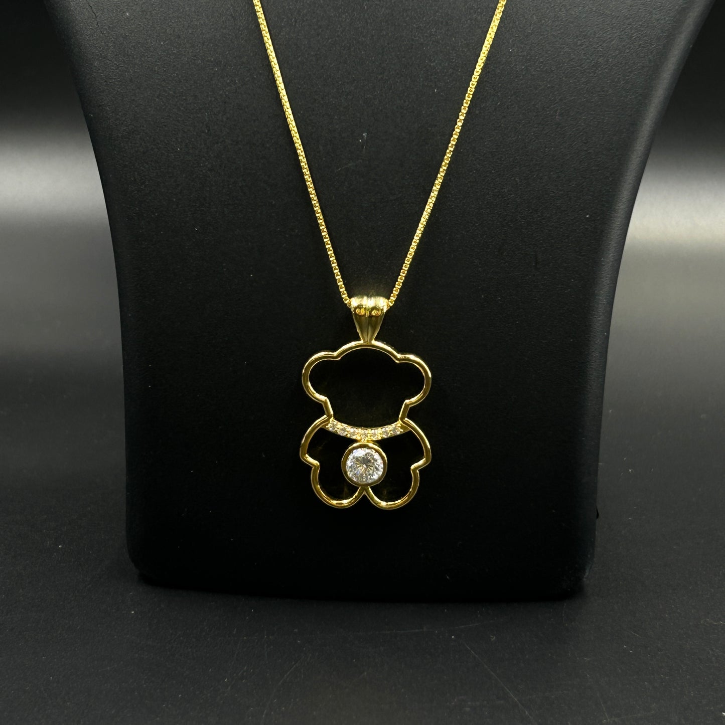 Yellow Gold Teddy Necklace