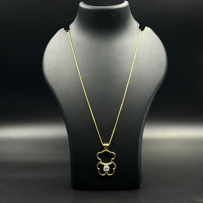 Yellow Gold Teddy Necklace