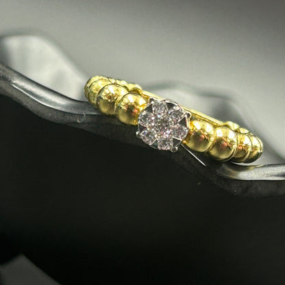 Yellow Gold Bubble Ring