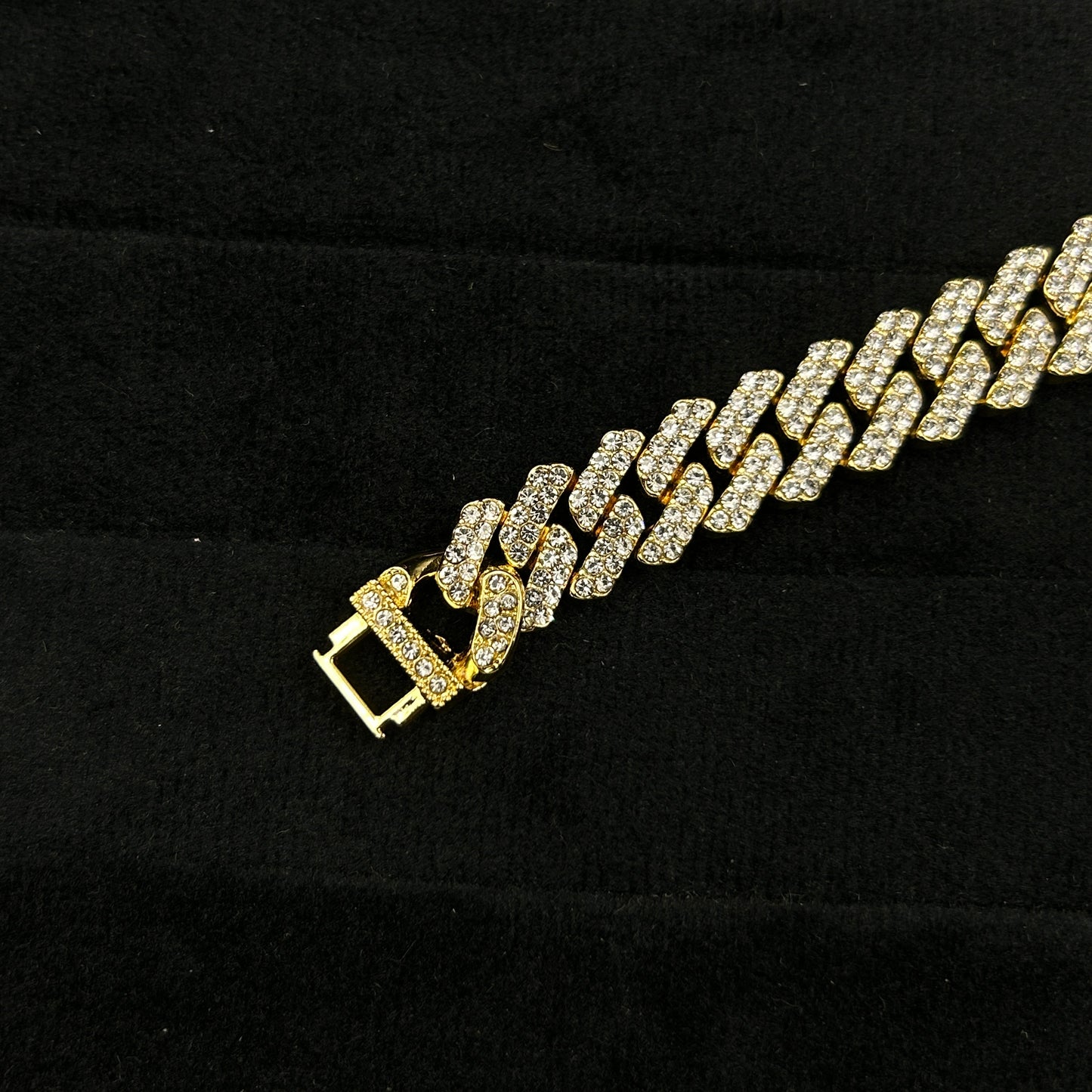 Men's Yellow Gold Plated Stainless Steel Bracelet